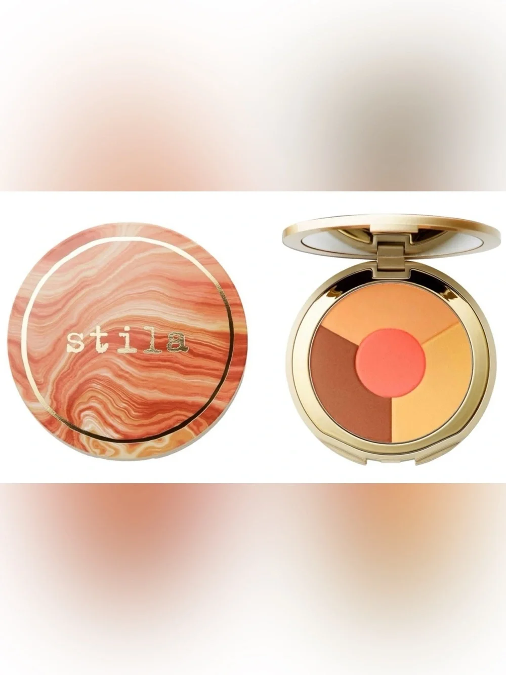 Stila One Step Correct Brightening Finishing Powder (Deep) NIB 8.68 oz / 0.30 oz